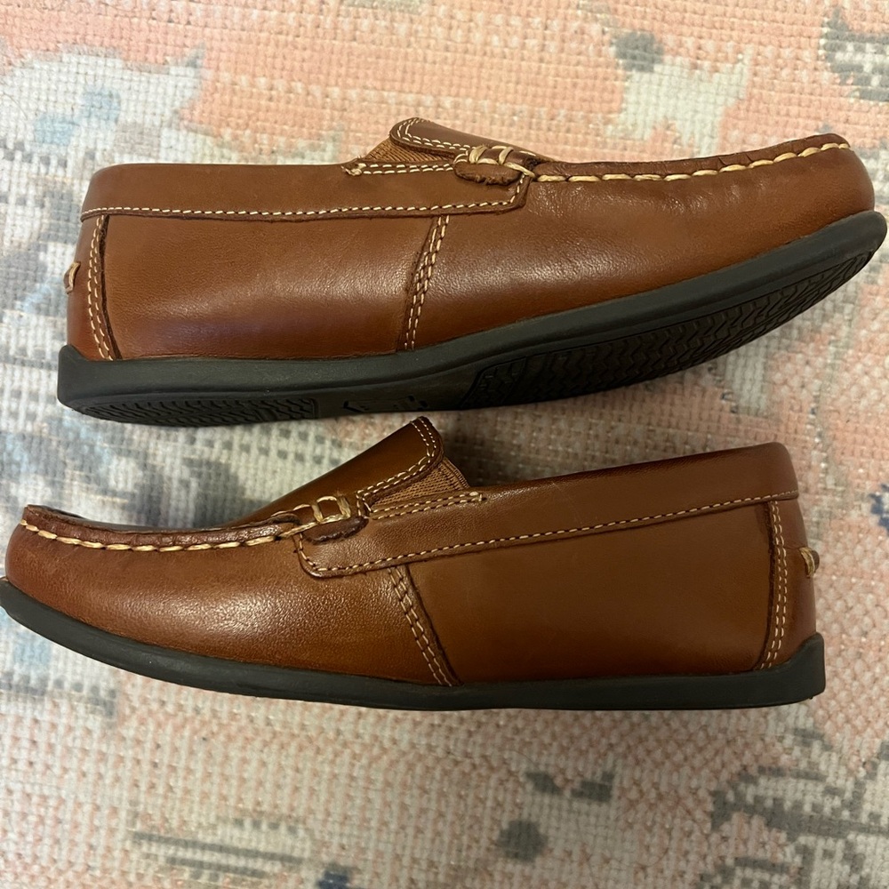 Florsheim Kids Brown Dress Loafers - Picture 3 of 4